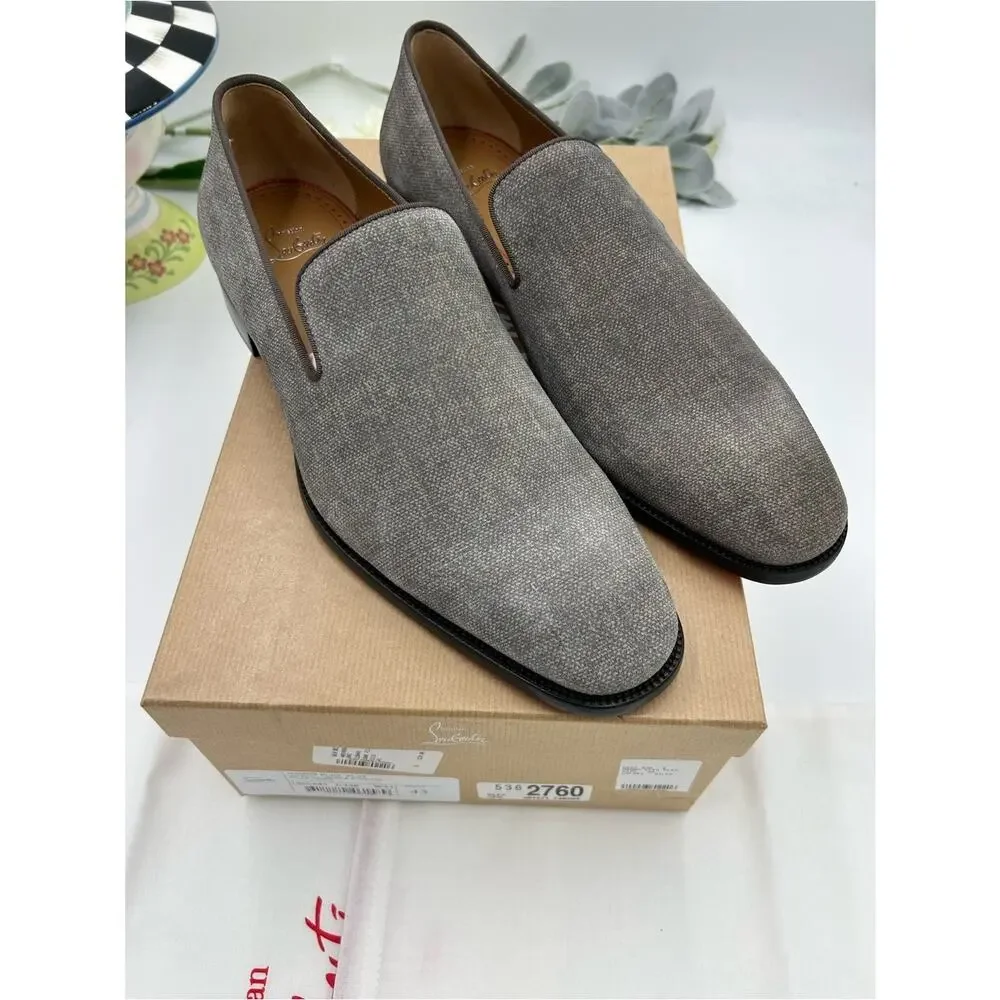 Men's Christian Louboutin, Danny flex loafers size 43 made in Italy